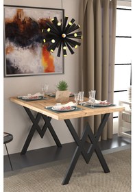 Resim Evdemo Parla Mutfak Masası Atlantik Çam 