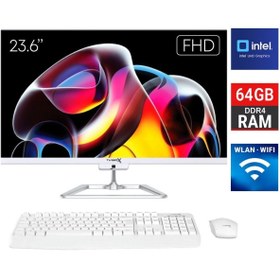 Resim Turbox TAxPro11 i5 12450H 64GB DDR4 Ram 1TB SSD 23.6 inç FHD Bluetooth Webcam WiFi All in One PC 