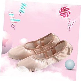 Resim BESPORTBLE Pointe Ayakkabı Terlik Pantuflas Para Niños Bale Ayakkabıları Tam Taban Bale Dans Ayakkabıları Ayakları Leke Ayakkabı Dans Topuklu Yoga Şerit Terliği Çocuk Yetişkin 