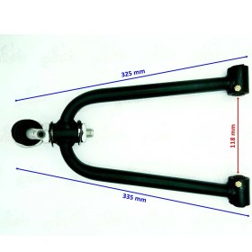 Resim Mondial Atv 200 Jackal-X Sağ Üst Salıncak Siyah Orj 