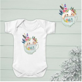 Resim Genel Markalar Sevimli Yılbaşı Penguen Organik Yazılı Bebek Body Zıbın 