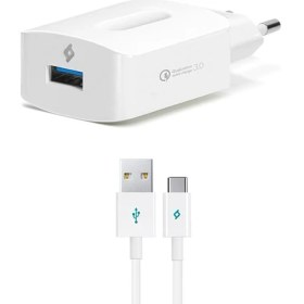 Resim Ttec Speedcharger Qc 3.0 Universal Seyahat Şarj Cihazı - Type-C Kablo 