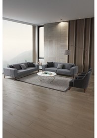 Resim Regnar 3+3+1+1 Koltuk Takımı Gri Gri 