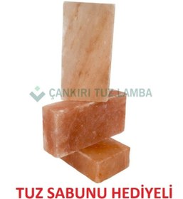 Resim Çankırı Tuz Lamba Himalaya Tuz Tuğlası 20cm X 10cm X 2,5cm 