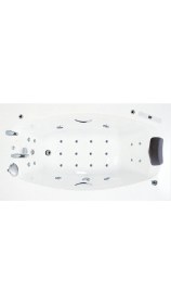 Resim San Diego Jakuzi 184x102 h:63 Comfort Hidromasaj Sistemli Küvet (Gövde + Metal ayak + 4 yön panel) 