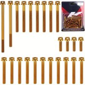 Resim Dream011 Y15 Titanyum Kaplama Paslanmaz Çelik Motor Dekoratif İçi Boş Cıvata 