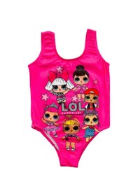 Resim Lolliboomkids Kız Çocuk Pembe Renk Lol Baskılı Mayo Açık Pembe 