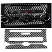 Resim Araba Karbon Fiber Merkezi Kontrol Cd Paneli Land Rover Discovery 4 2010-2016 İçin Dekoratif Etiket, Sol Ve Sağ Sürücü Evrensel 1 Adet 