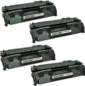 Resim EKO KARTUŞ Neon Hp 05a Ce505a Toner 4'lü Ekonomik Paket Muadil Yazıcı Kartuş 