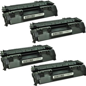 Resim EKO KARTUŞ Neon Hp 05a Ce505a Toner 4'lü Ekonomik Paket Muadil Yazıcı Kartuş 