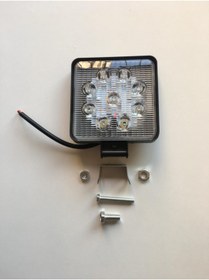 Resim led lamba Led Projektör Off Road Çalışma Sis Lambası Kare12/24v Ledli 