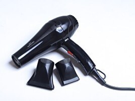 Resim QU 5 2400 W Profesyonel Siyah Saç Kurutma Makinesi 