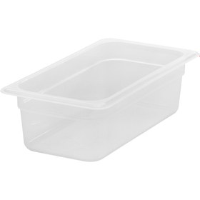 Resim Polipropilen GN Küvet 1/3 - Yarı Saydam - Yükseklik: 100 mm | CAMBRO - (6 adet) 