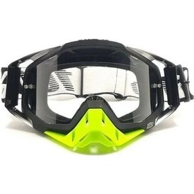 Resim Lemestar Dayanıklı Motorcu Gözlüğü: Uv 400 Koruma, Esnek Çerçeve, Anti-buğu Sünger 