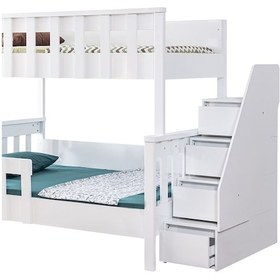 Resim Ranza, Diva Mdf Profil Ayrılabilir Ranza - Beyaz 90 X 190 CM 