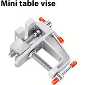 Resim Uçak sınıfı alüminyum mini iş masası - Küçük kelepçe taşınabilir iş masası, takı saat tamiri, model yapımı ve DIY için 