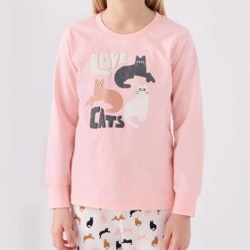 Resim Arnetta Ar3057c Kız Çocuk Kışlık Pijama Takımı AÇIK PEMBE 