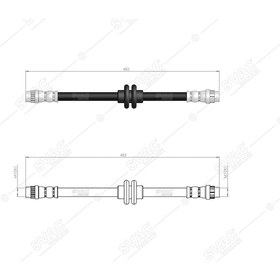 Resim SVAC 600179 Arka Fren Hortumu Latitude 10- 