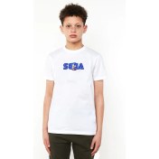 Resim Qivi Sega Baskılı Unisex Çocuk Beyaz T-Shirt 