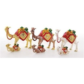 Resim Himarry Yavrulu Deve Dekoratif Hediyelik 