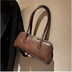 Resim Yeni trend çanta, Kadın çantası, şık ve çok yönlü, tek omuzlu koltuk altı çantası, lüks el çantası, retro küçük çanta 