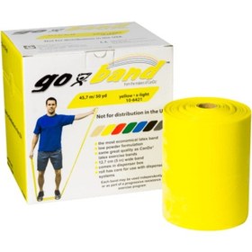 Resim Cando Go-band Direnç Egzersiz Bandı Sarı X Lıght 45.7 Mt -10-6421 Sarı 