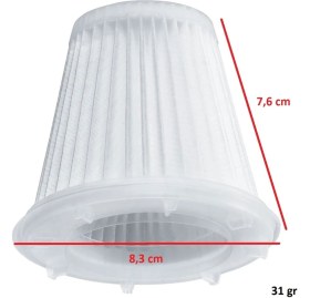 Resim Black & Decker Uyumlu CHV1560 Elektrikli Süpürge Konik Hepa Filtre 