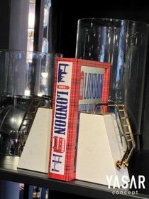 Resim Stair Pirinç Kitap Tutucu 