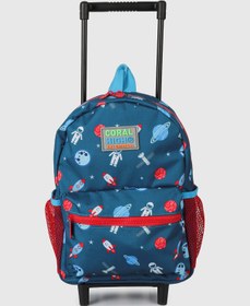 Resim Mavi Coral High 24015 Mavi Çekçekli Anaokul Çantası 