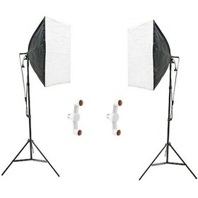 Resim 2 Duylu Softbox (2 Adet) + 2 M Işık Ayağı Lambasız 