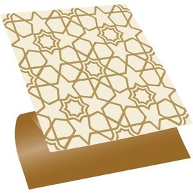 Resim Tink Kendinden Yapışkanlı Gold Selçuklu Desenli Pvc Karo 30x30 Cm 