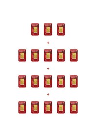 Resim Nadir Gold 24 Ayar 18 Gram Külçe Altın 18 Adet 1 Gram Külçe Altın 