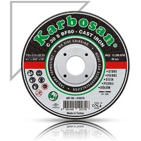 Resim Karbosan Döküm Kesici Disk 180x3.0 MM 
