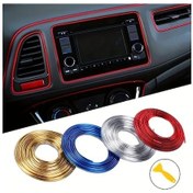Resim Turcoshop11 Kırmızı Universal Esnek Pvc Oto Şeritleri 118.11 İnç Dekorasyon Kolay Montaj 