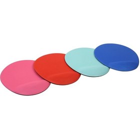 Resim Newdaki Yeşil Yuvarlak Bilgisiyar Notebook Bileklik Destekli Ergonomik Optik Mousepad 19x23 cm 