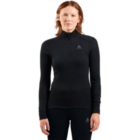 Resim Odlo Active Warm Bl Top Turtle Neck L/s Half Zip Kadın Siyah Içlik Üst 