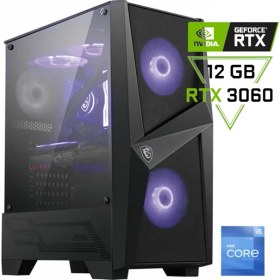 Resim Pcbox Msı Intel Core I5 12400F / Rtx 3060 12 GB / 16 GB Ddr4 / 1 Tb M2 SSD / 12400V12 / Gamıng Masaüstü Pc 