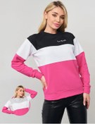 Resim Iren Renetti Büyük Beden Spor Sweatshirt. 139263211 Fuşya 