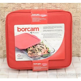 Resim Paşabahçe Borcam Kare Termal Çantalı Kapaklı 