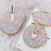 Resim 14000 Adet Çok Renkli Polistiren Styrofoam Köpük Boncuk - Düğün Dekorasyonu, El Sanatları ve Yaratıcı El İşi Projeleri için Renkli Dolgu, El İşi Malzemeleri, Dekoratif Boncuklar, Dayanıklı Boncuklar 