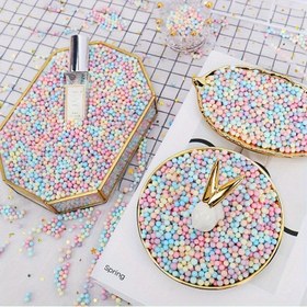 Resim 14000 Adet Çok Renkli Polistiren Styrofoam Köpük Boncuk - Düğün Dekorasyonu, El Sanatları ve Yaratıcı El İşi Projeleri için Renkli Dolgu, El İşi Malzemeleri, Dekoratif Boncuklar, Dayanıklı Boncuklar 