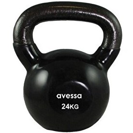 Resim Avessa 24 Kg Siyah Kettlebell Çaydanlık Dambıl 