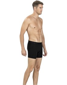 Resim Jiber Erkek Siyah Modal Pamuklu Boxer 321 