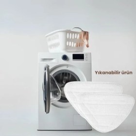 Resim K-yonlineticaret Ksc 4215 Buharlı Temizleyici ile Uyumlu Mop Bezi 2 'li 