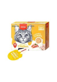 Resim Wanpy Tavuklu Kaşık Krema Kedi Ödül Maması 10x16 Gr 