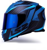 Resim LS2 Storm 2 Racer Mat Mavi Kask 