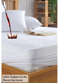 Resim Formeya Set Beyaz Mikro Fitted Sıvı Geçirmez TekKişilik Alez ve 2 Adet Yastık Alezi 