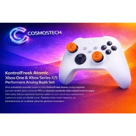 Resim Cosmostech Kontrolfreek Atomic Xbox One / Series x Performans Analog Başlığı – Orta Yüksek Konveks Turuncu 