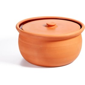 Resim Tureks Pottery İçi Sırlı Güveç Tencere 