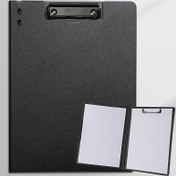 Resim 1 adet A4 Su Geçirmez Pano Klasörü Çift Klipsli ve 120 Sayfa Kapasiteli - Ofis, Okul, Ev için Taşınabilir Dosya Organizatörü - Dayanıklı Belge Depolama 